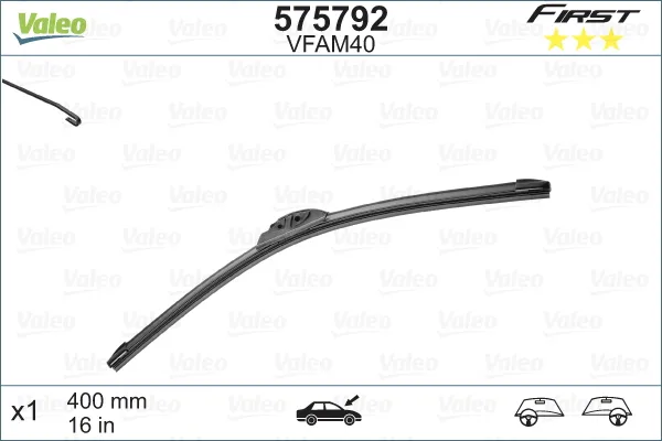 Щетка стеклоочистителя Valeo First Flat AM FAM40